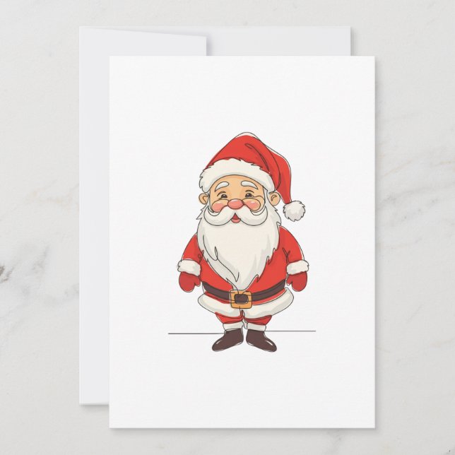 santa claus invitation (Front)