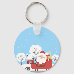 Santa Claus is coming Key Ring