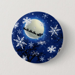 Santa Claus Is Coming To Town Button