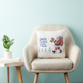 Santa Claus is coming to town Cushion