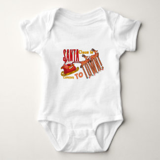 “Santa Claus Is Coming to Town” Kids Christmas  Baby Bodysuit