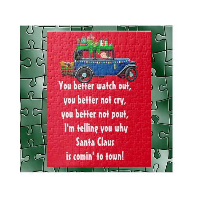 Santa Claus is coming to town Puzzle (Creator Uploaded)