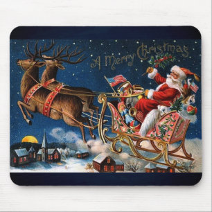 Santa Claus is Comming to Town Mouse Pad