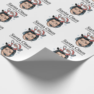 Santa Claus is Entering my Airspace Air Traffic Wrapping Paper