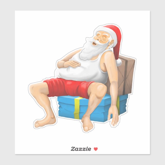 Santa Claus is taking a little nap (Sheet)