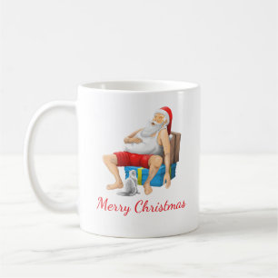 Santa Claus is taking a little nap Coffee Mug