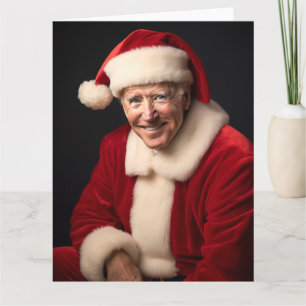 Santa Claus Joe Biden Card