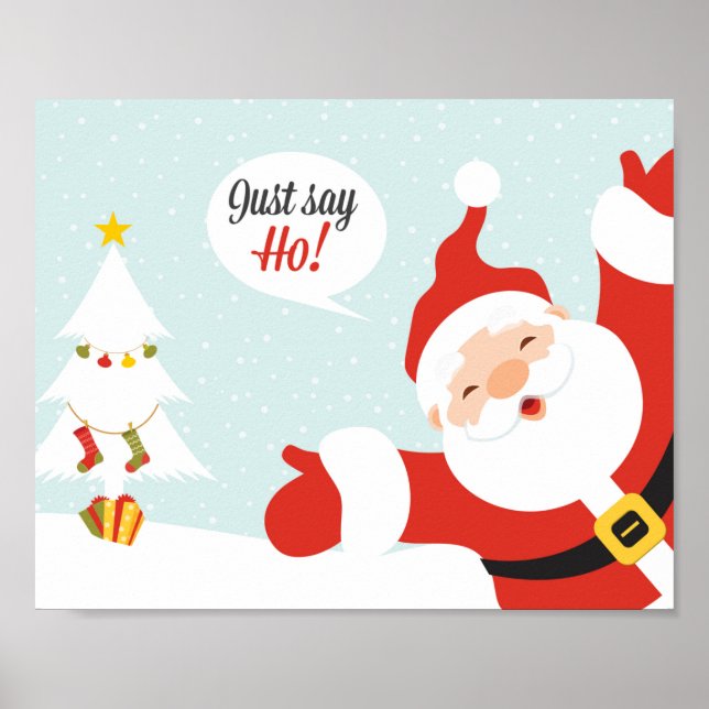 Santa Claus - just say go Poster (Front)