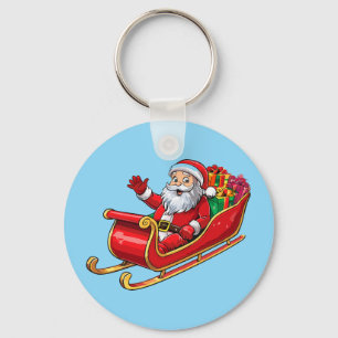 Santa claus key ring