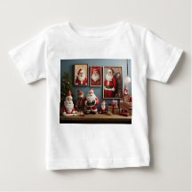 santa claus kids t shirt