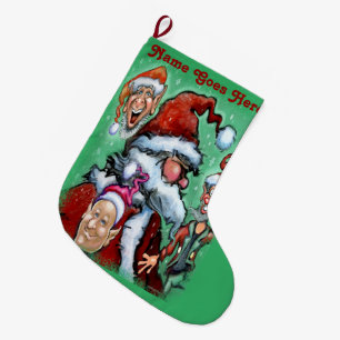 Santa Claus Large Christmas Stocking