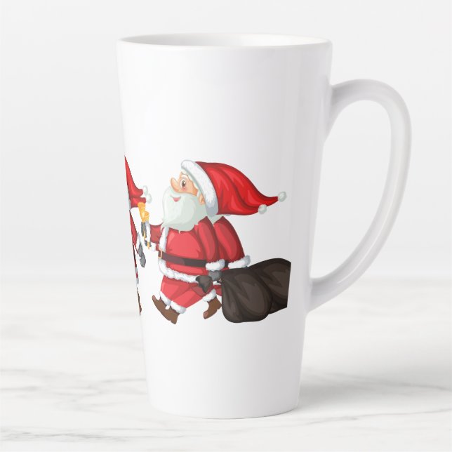 Santa Claus Latte Mug (Right)