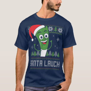 Santa Claus Lauch Meme Santa Ugly Christmas Sweate T-Shirt