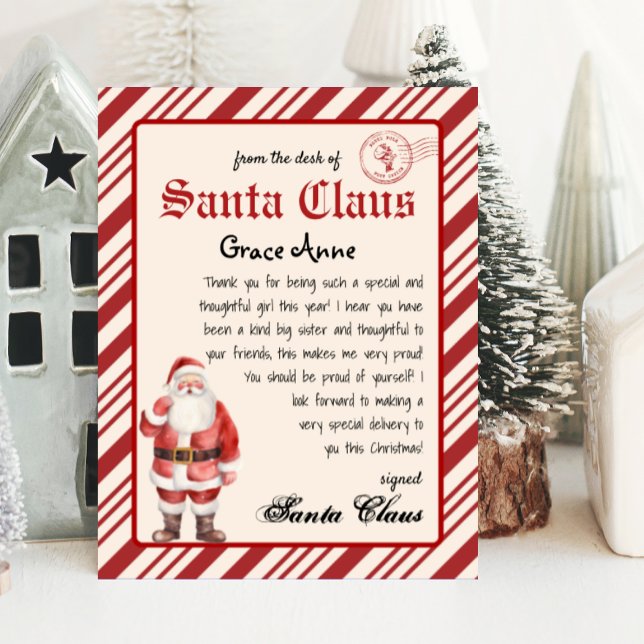 Santa Claus Letter from Santa Vintage Printable (Creator Uploaded)