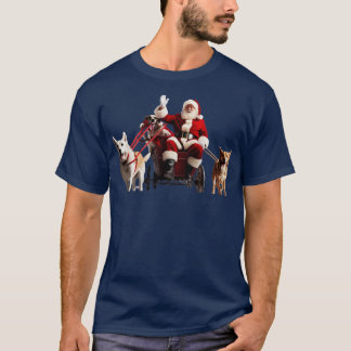 Santa Claus loves dogs T-Shirt