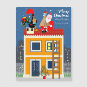 Santa Claus meets the Portuguese Rooster