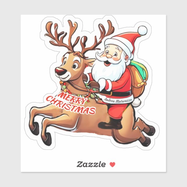 Santa Claus Merry Christmas (Sheet)