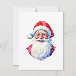 Santa Claus - Merry Christmas A Holiday Card