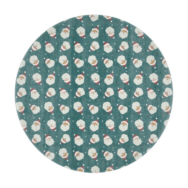 Santa Claus Merry Christmas Cutting Board (Front)