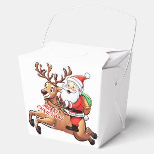 Santa Claus Merry Christmas Favour Box