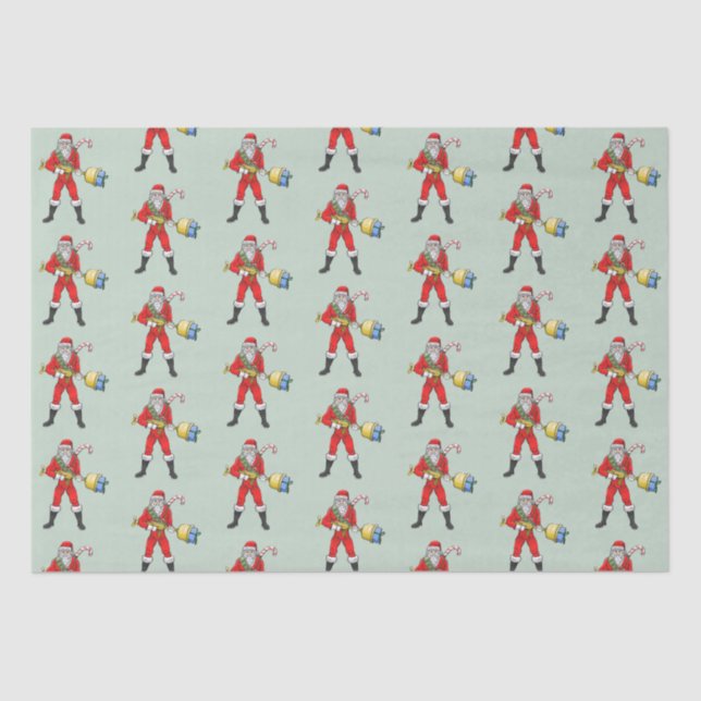 Santa Claus Merry Christmas Part 2 Tissue Paper (Front)