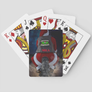 Santa Claus, Merry Christmas Playing Cards