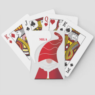 Santa Claus, Merry Christmas Playing Cards