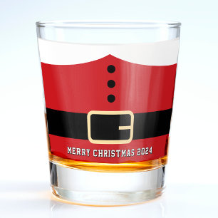 Santa Claus Merry Christmas Shot Glass