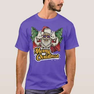 Santa Claus Merry Christmas Ugly Christmas Christm T-Shirt