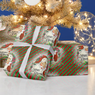 Santa Claus Merry Christmas  Wrapping Paper