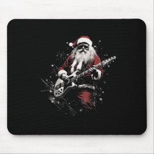 Santa Claus Merry Christmas Xmas Rocking Music Gui Mouse Pad