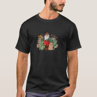 Santa Claus Merry Christmas Y all Western Country