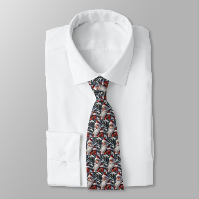 Santa Claus Neck Tie (Tied)