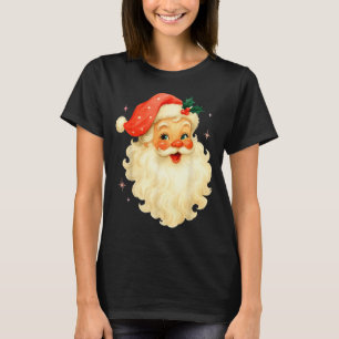 Santa Claus Nk Christmas Face Old Xmas Vintage Nk  T-Shirt