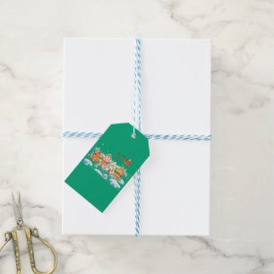 Santa Claus North Pole Christmas Village Gift Tags