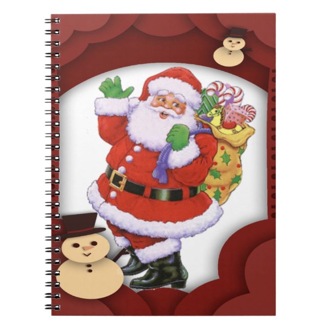Santa Claus  Notebook (Front)