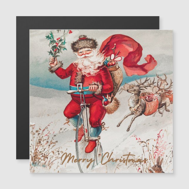 Santa Claus on a penny (Front/Back)