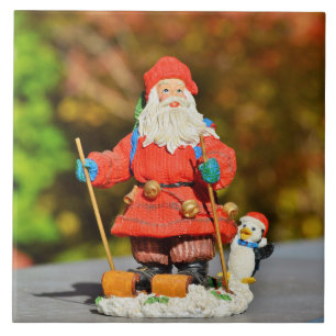 Santa Claus ornament Ceramic Tile