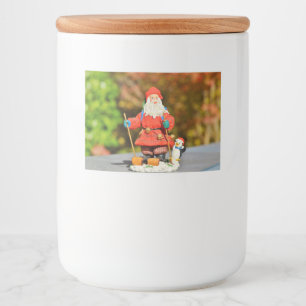 Santa Claus ornament Food Label