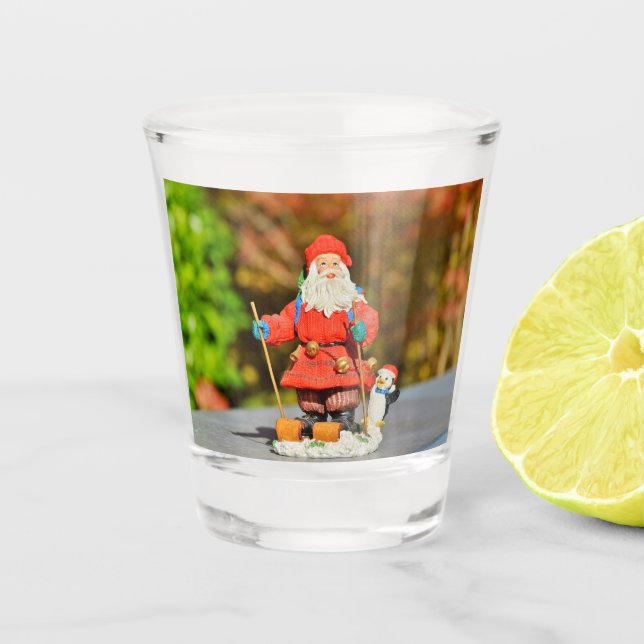 Santa Claus ornament Shot Glass (Front)