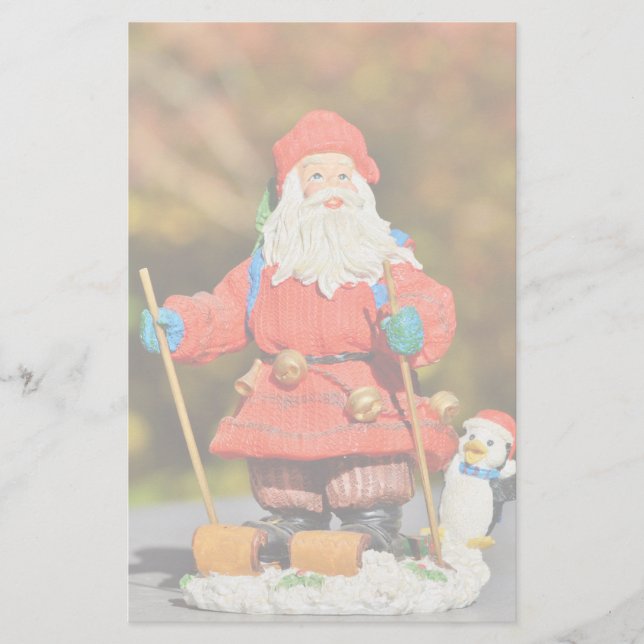 Santa Claus ornament Stationery (Front)