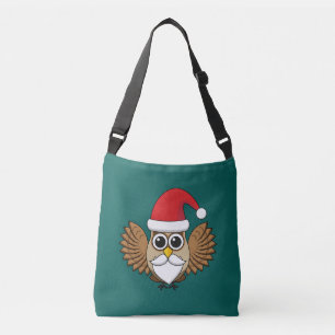Santa Claus Owl Crossbody Bag