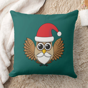 Santa Claus Owl Cushion