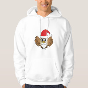 Santa Claus Owl Hoodie