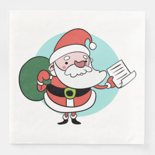 Santa Claus paper napkins
