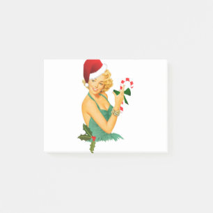 santa claus pin up post-it notes