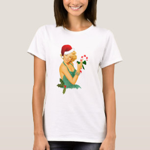 santa claus pin up T-Shirt