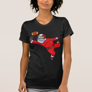 Santa Claus playing football T-Shirt