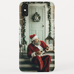 Santa Claus Playing Music iPhone XS Max Case