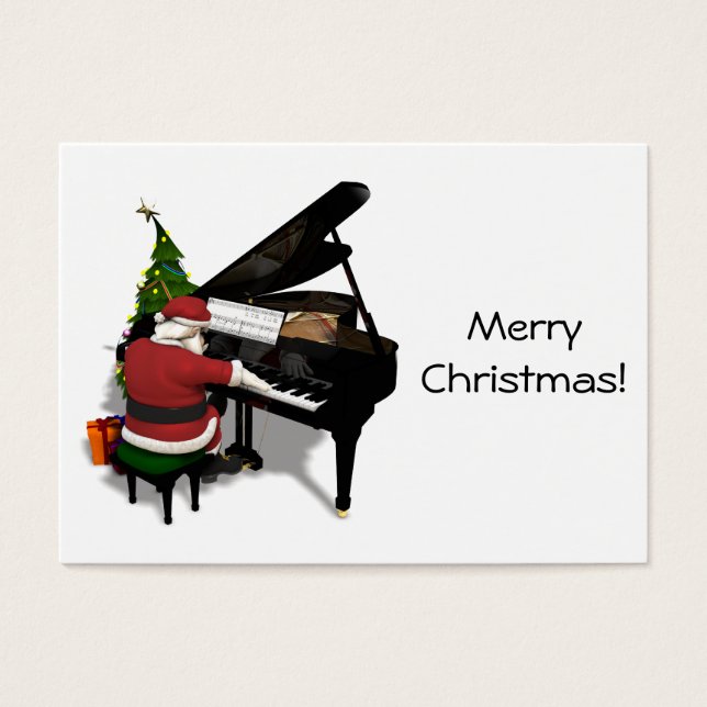 Santa Claus Playing Piano (Front)